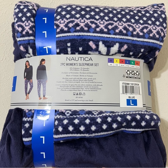 Nautica Ladies' 2-piece PJ Set / Large 14-16 - Picture 5 of 5